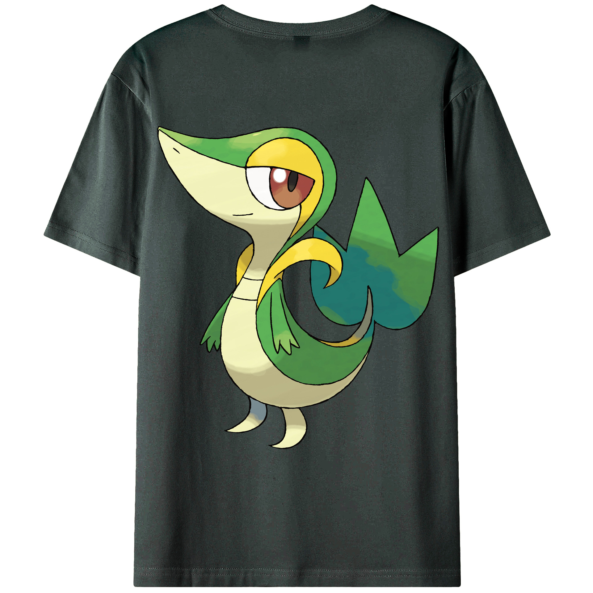 （画像用） ポケットモンスター Pokémon 綿100％ メンズ半袖Tシャツ（バックプリント） 通気性